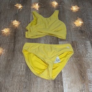 Bright summer yellow bikini set with great quality!